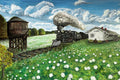 “1890 Railroad Through Clover Field”
